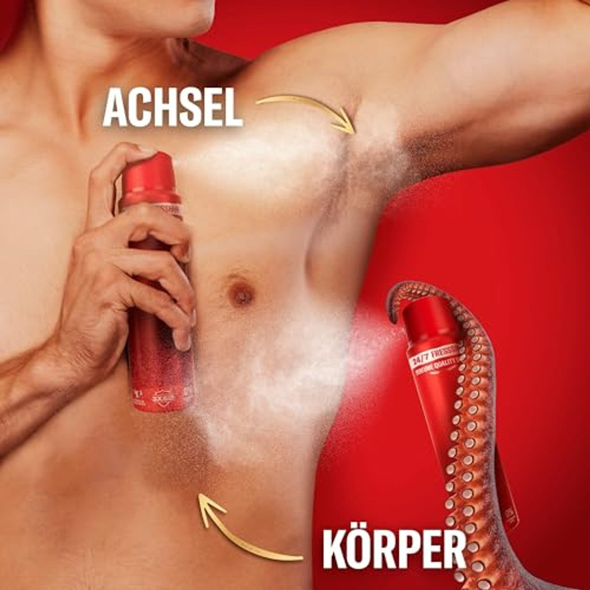 Old Spice Night Panther Deospray voor mannen 3 x 250 ml - Voordeelverpakking