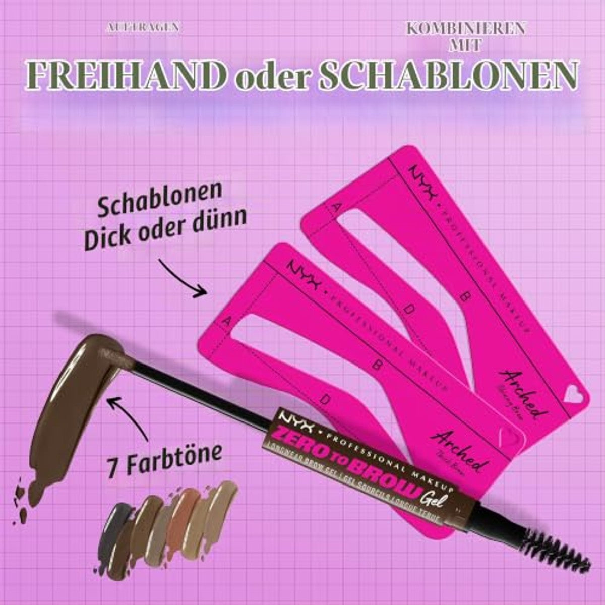NYX PROFESSIONAL MAKEUP Zero to Brow Espresso 1 stuk - 3 stuks