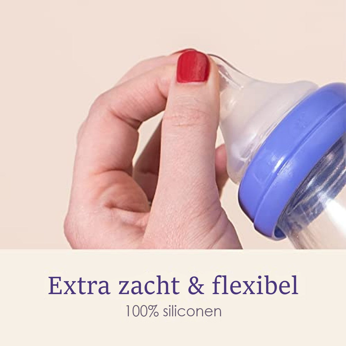 Lansinoh Drinkfles met Brede Hals en NaturalWave-speen Glas - 3-pack – foto 6