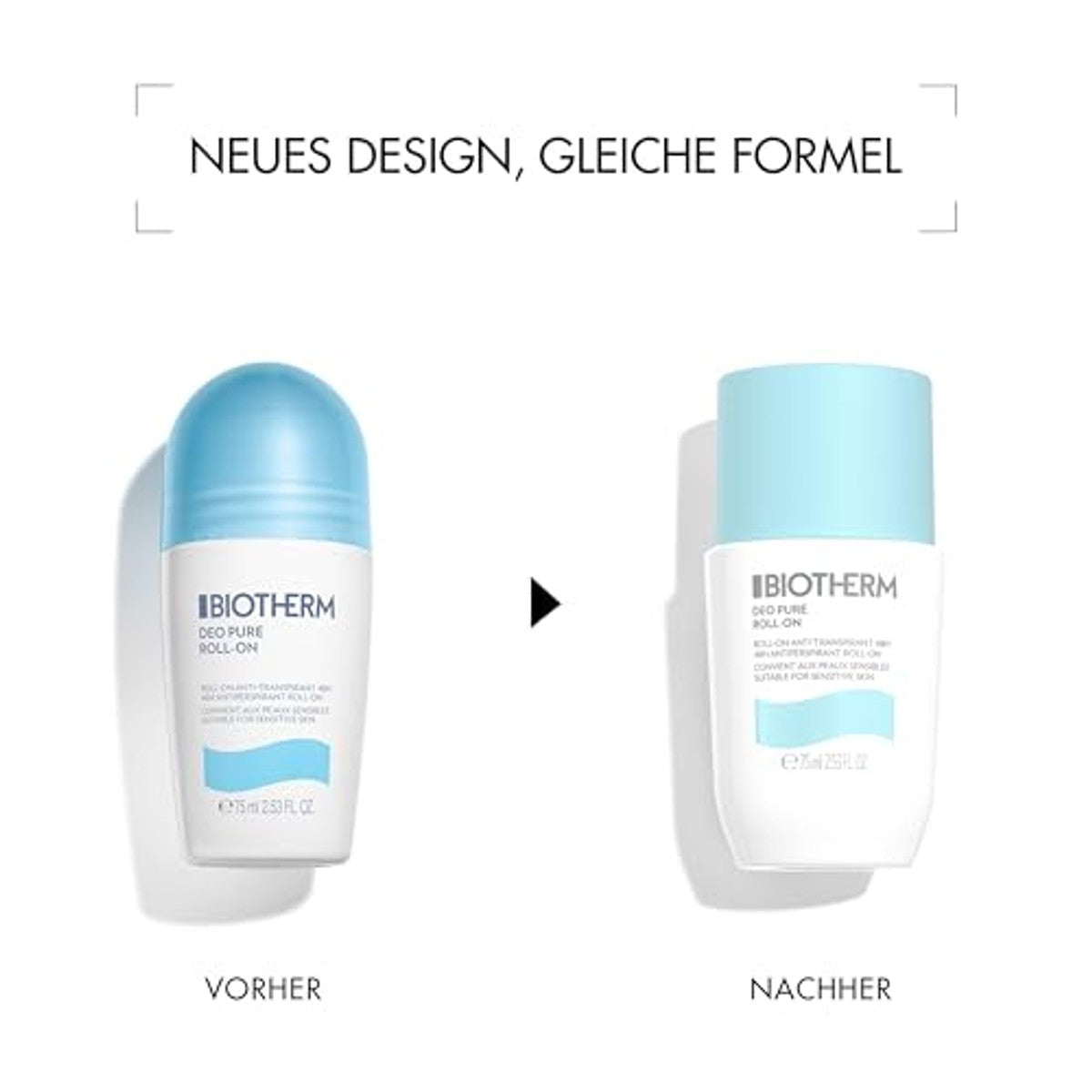 Biotherm Pure Roll-On Anti-Transpirant 48 Uur 75 ml - 6-pack