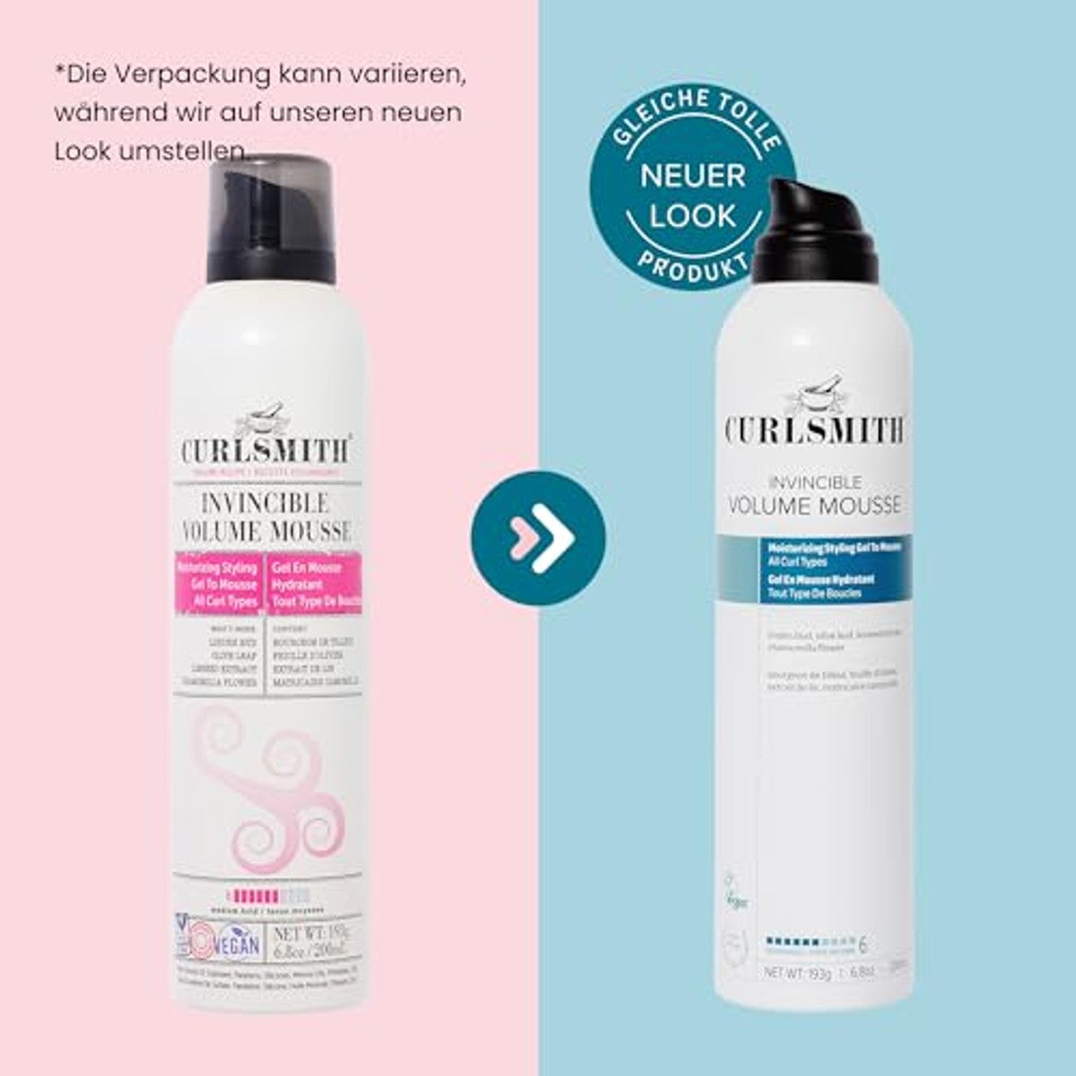 Curlsmith Onoverwinnelijke Volume Mousse - 3-pack