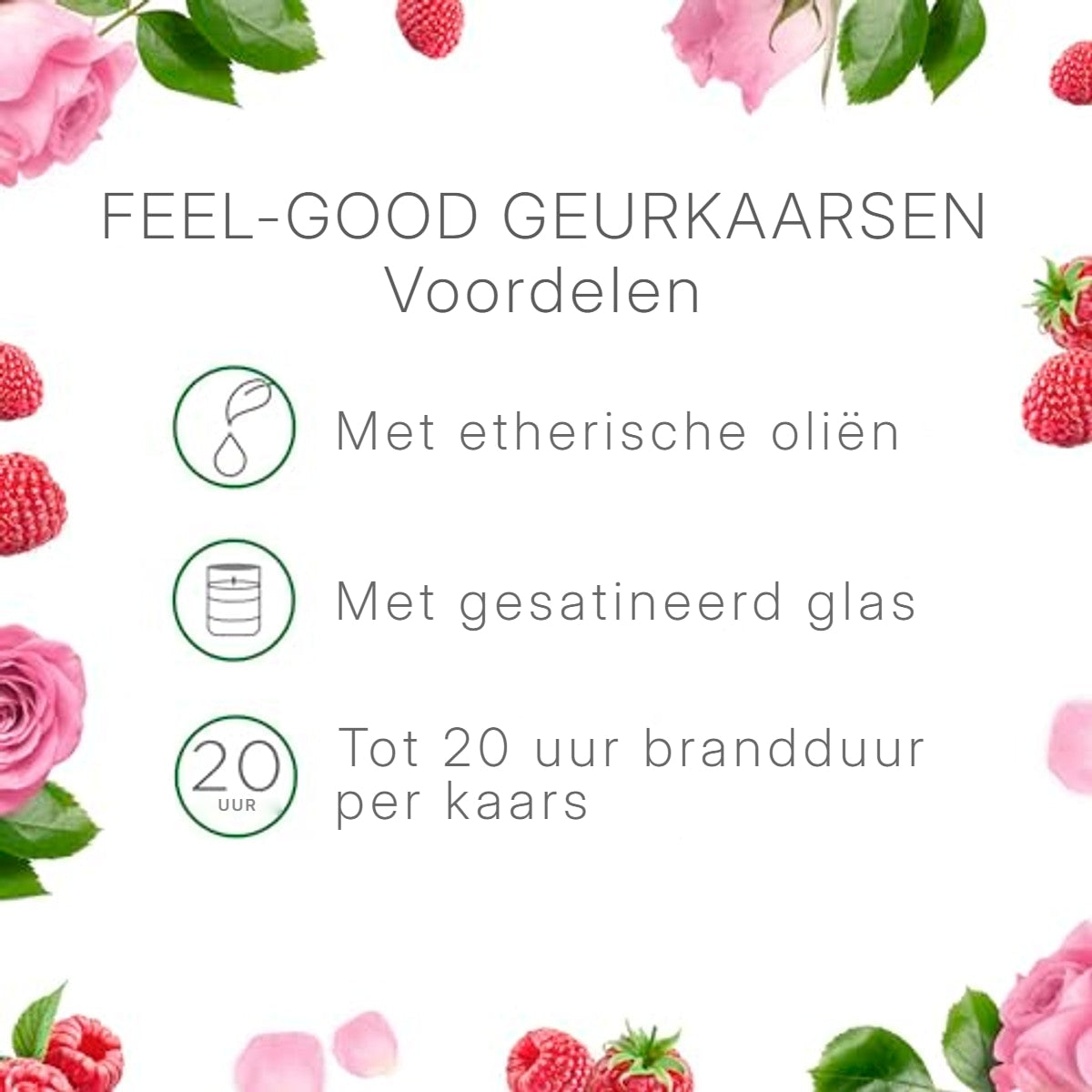 Air Wick Feel-good geurkaars DUO Raspberry Rose Splash 2 kaarsen – foto 6