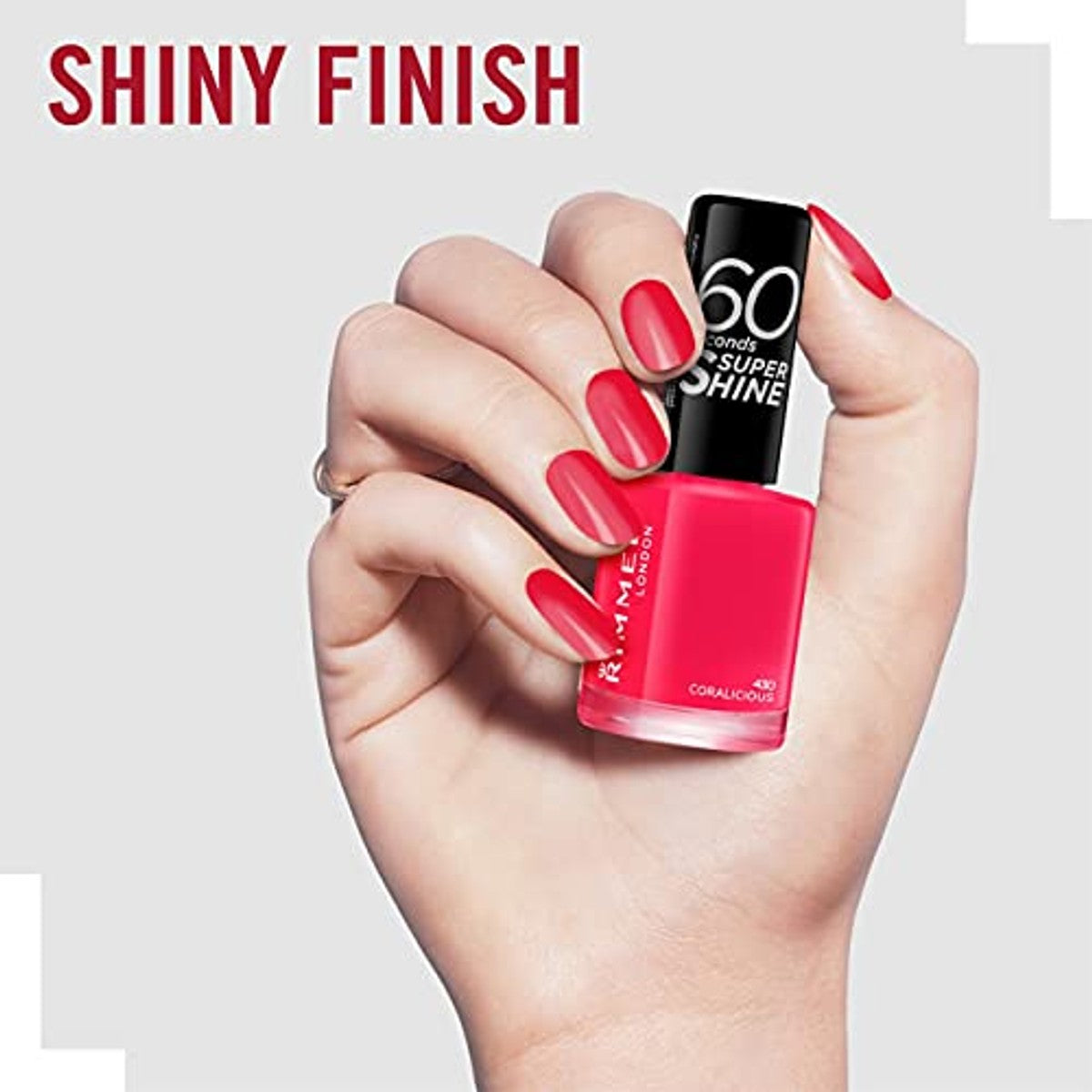 Rimmel London 60 Secons Super Shine Nagellak, 8 ml (verpakking van 2) – Rimmel London