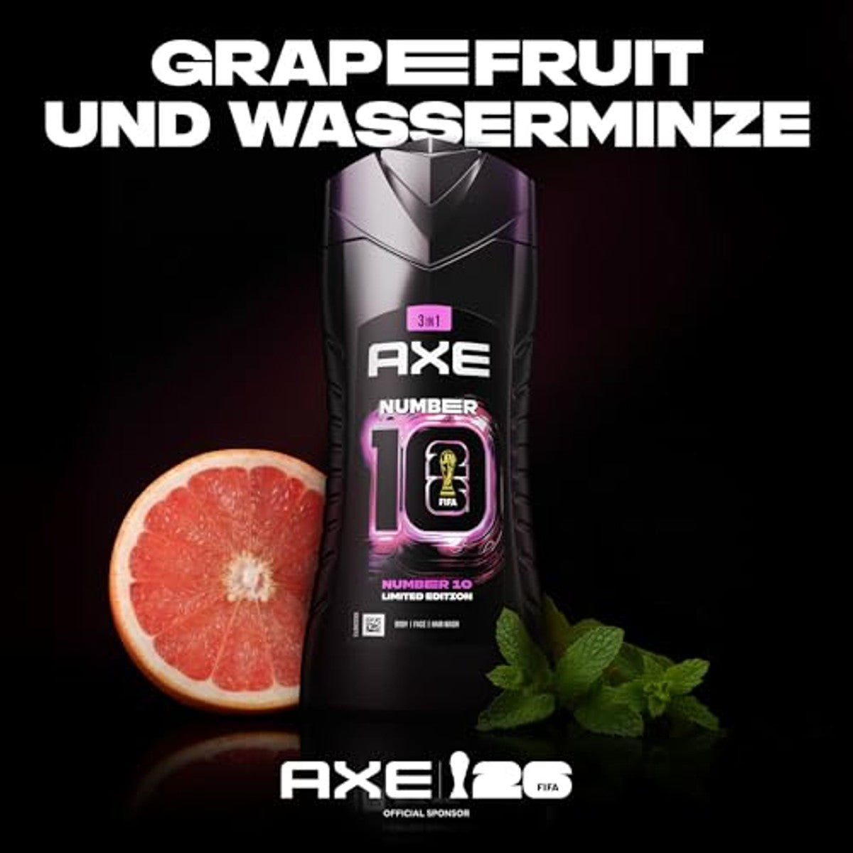 Axe 3-in-1 douchegel & shampoo Number 10 250 ml – Axe