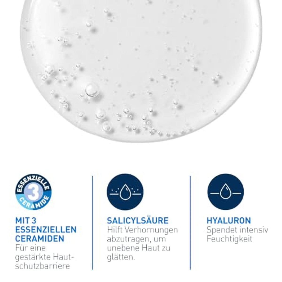 CeraVe SA Gladmakende Reiniging voor Droge, Ruwe en Oneffen Huid 236 ml - 3-pack