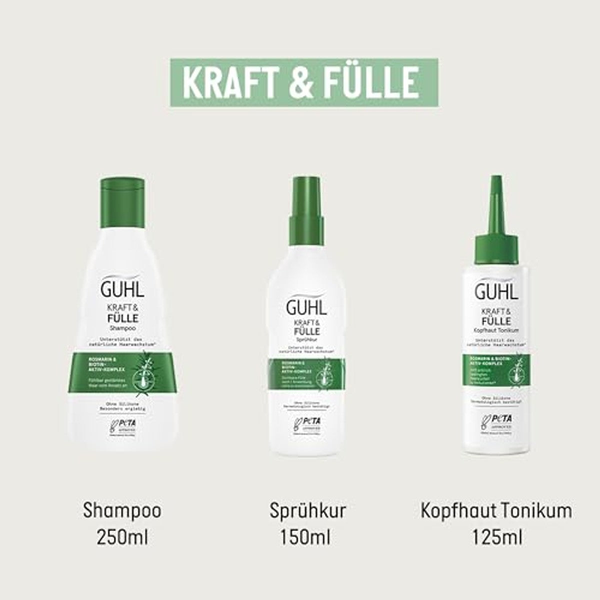 Guhl Kracht en Volheid Hoofdhuid Tonicum 3 x 125 ml - Voordeelverpakking