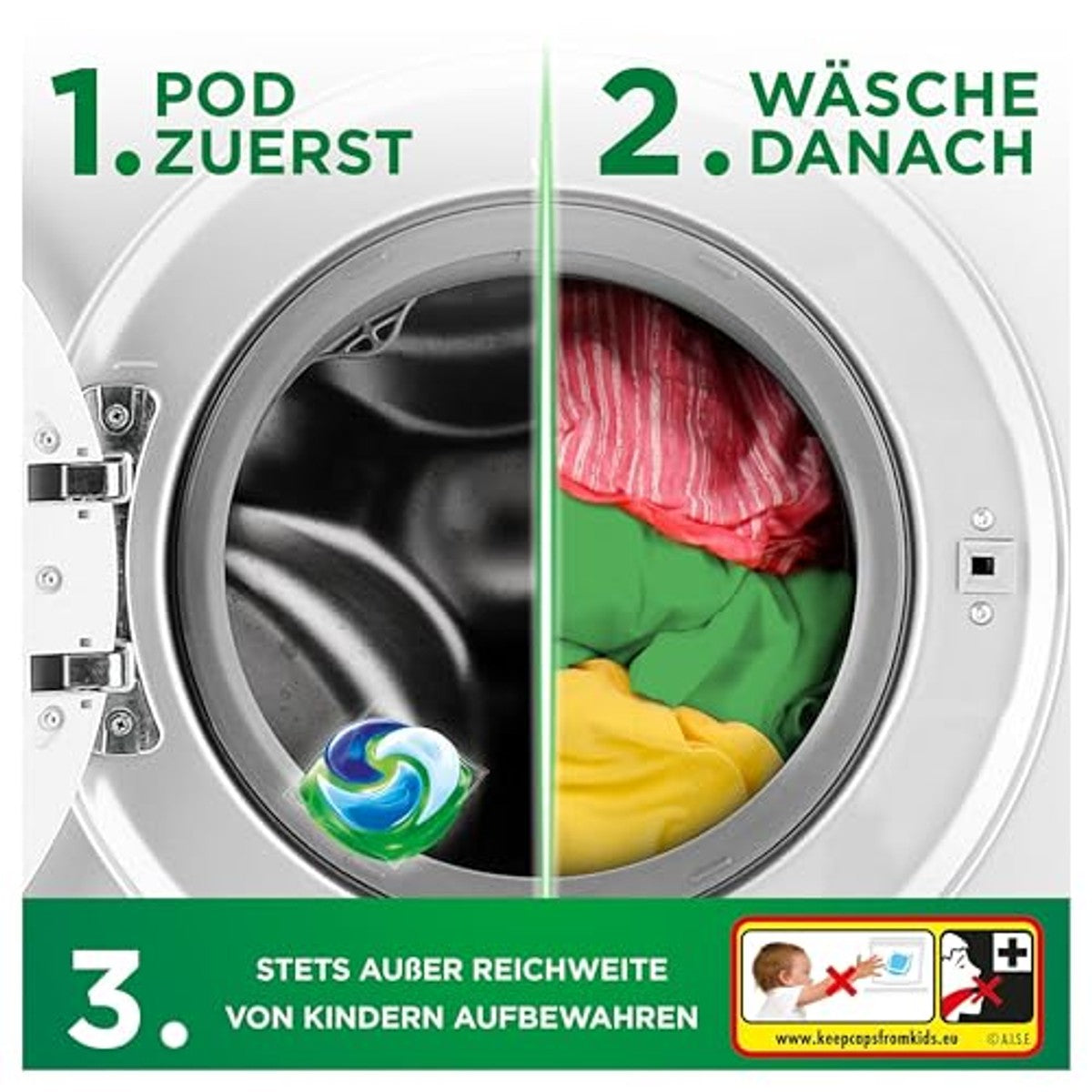 Ariel Universal+ Allin1 PODS Wasmiddel 6 x 100 wasbeurten - Voordeelverpakking