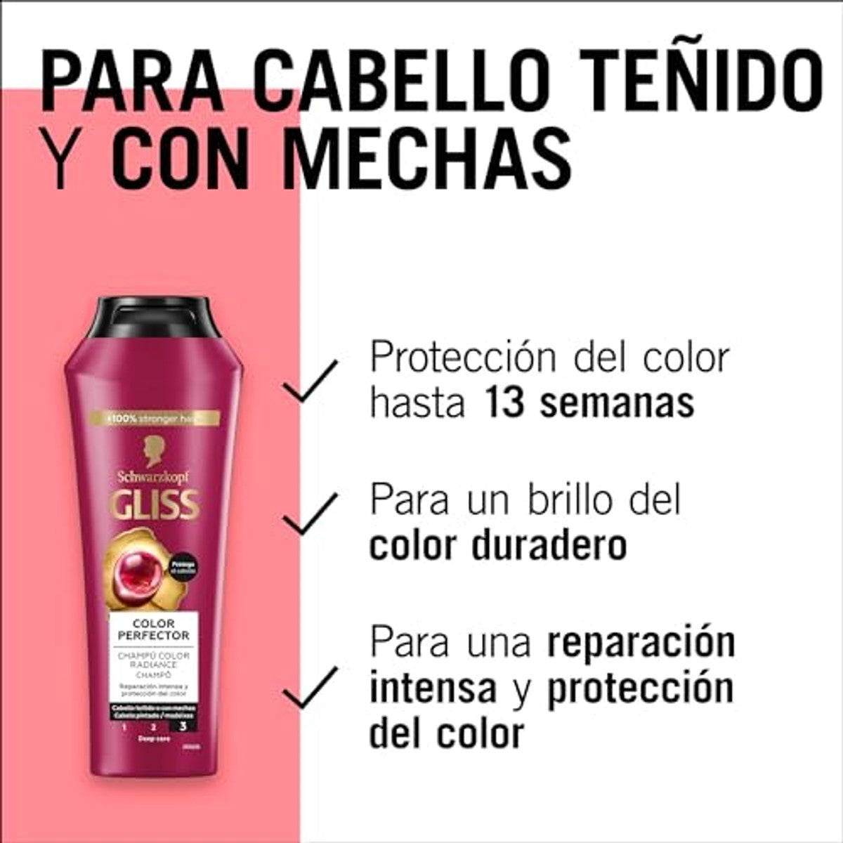 Gliss Ultimate Color Shampoo 6-pack (6 x 250 ml) - 1500 ml – Gliss