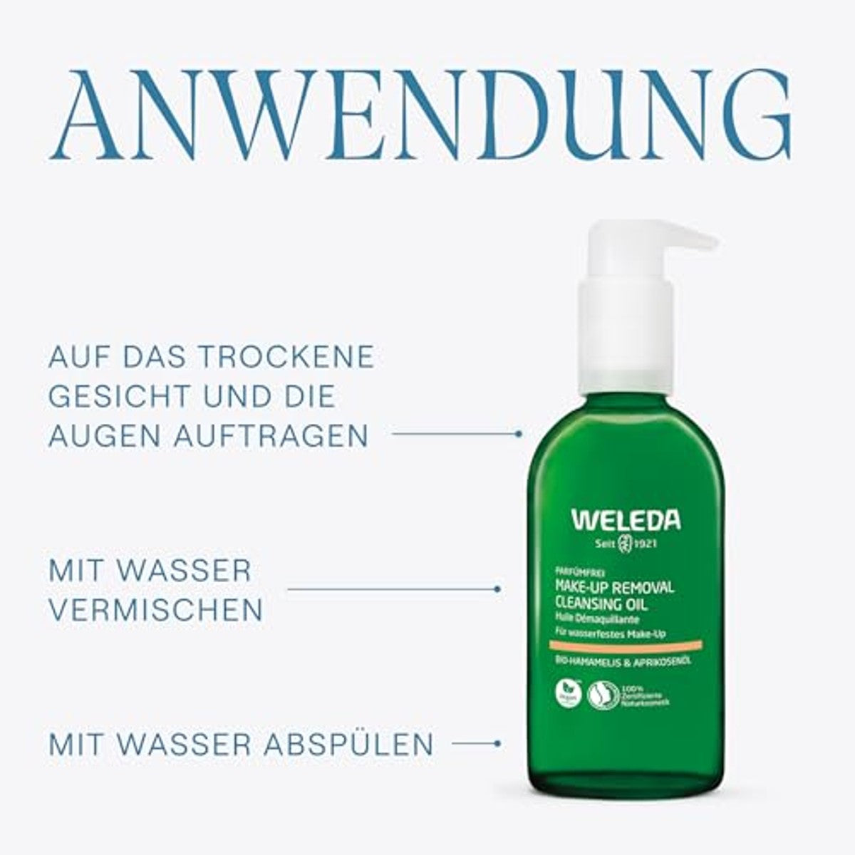 Weleda Bio Reinigingsolie voor Make-upverwijdering 150 ml - 3-pack