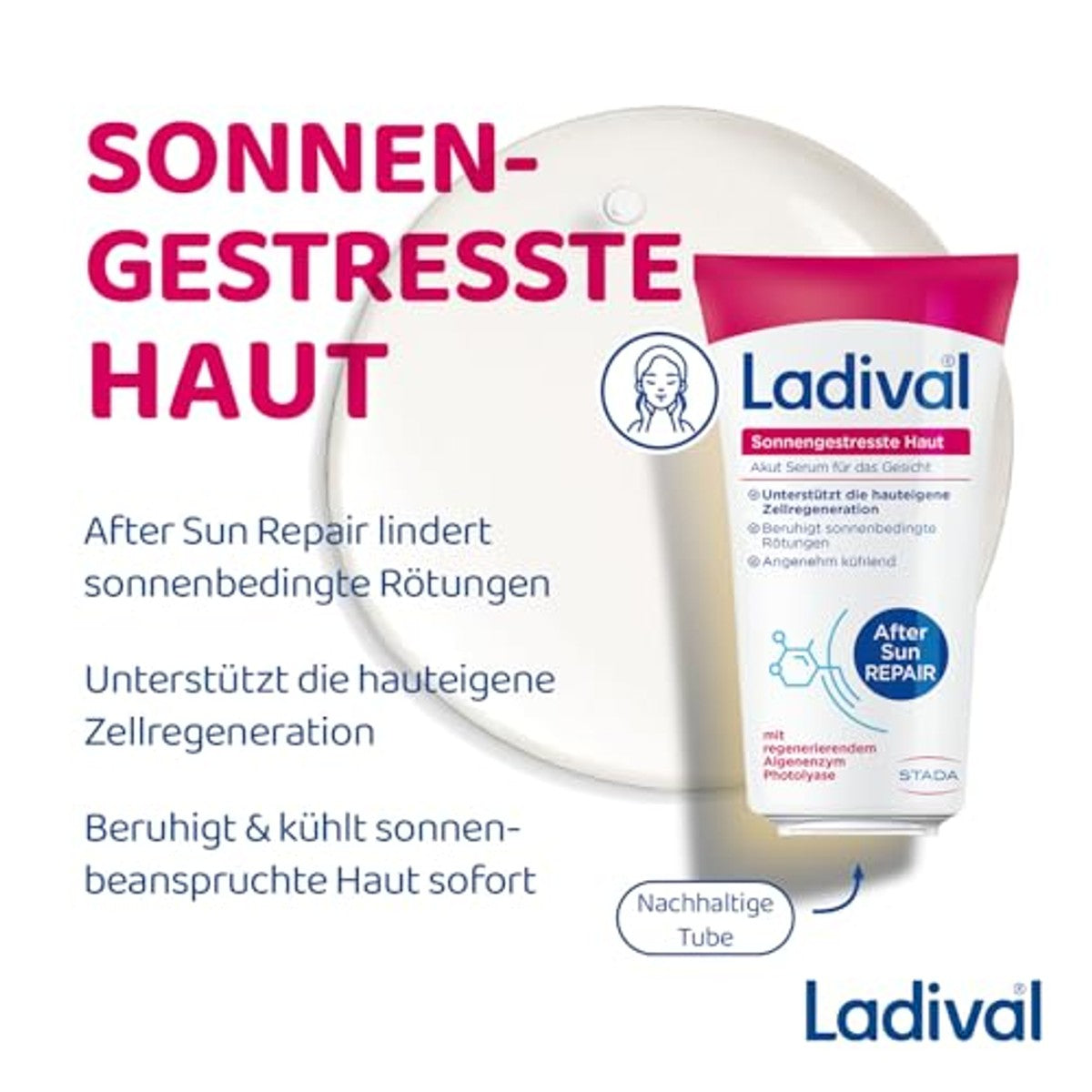 Ladival Acute Serum After Sun Repair Gezicht 3 x 50 ml - Voordeelverpakking