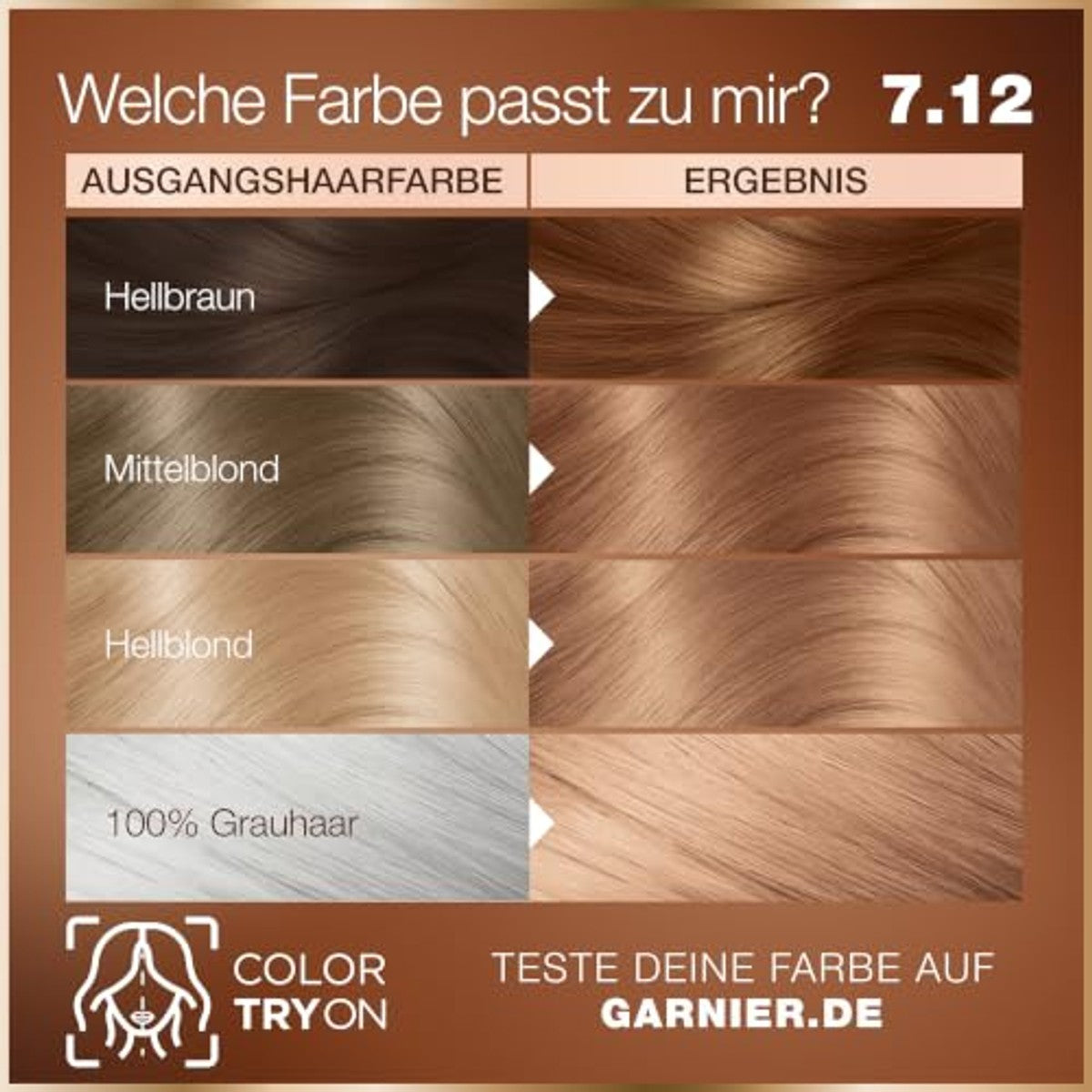 Garnier GOOD 7.12 Latte Macchiato Bruin 1 Stuk – Garnier