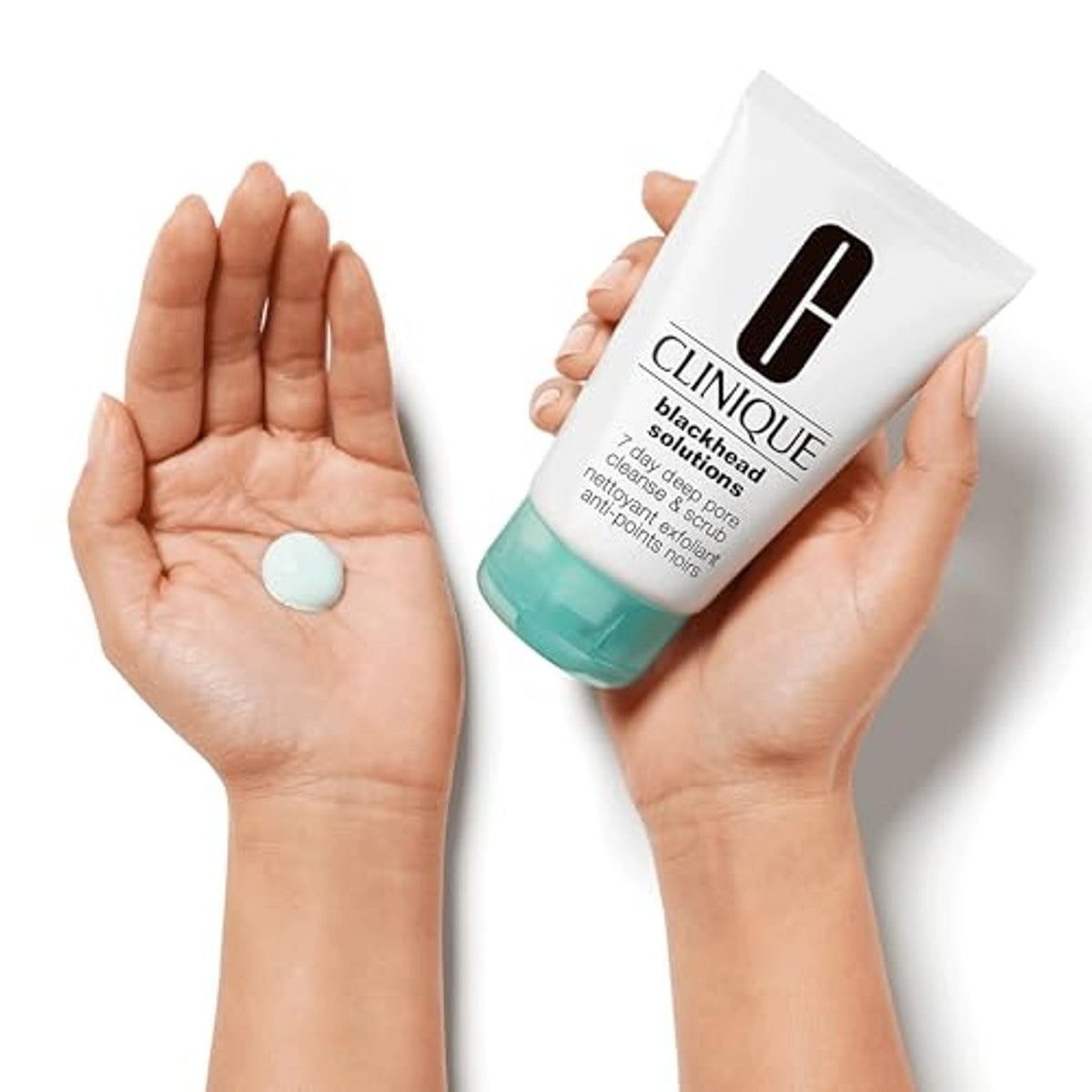 Clinique Blackhead Solutions™ 7 Day Deep Pore Cleanse & Scrub, 3-in-1 reiniging, peeling en masker, met salicylzuur en vitamine E, voor alle huidtypes, 125 ml