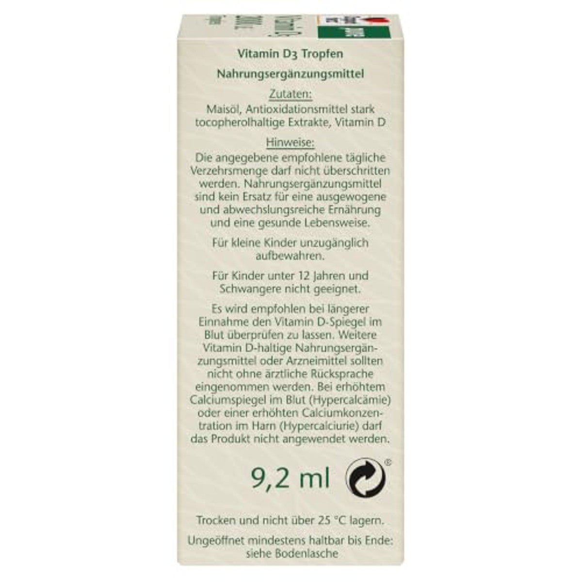 Doppelherz Pure Vitamine D3 Druppels 9,2 ml - 6-pack