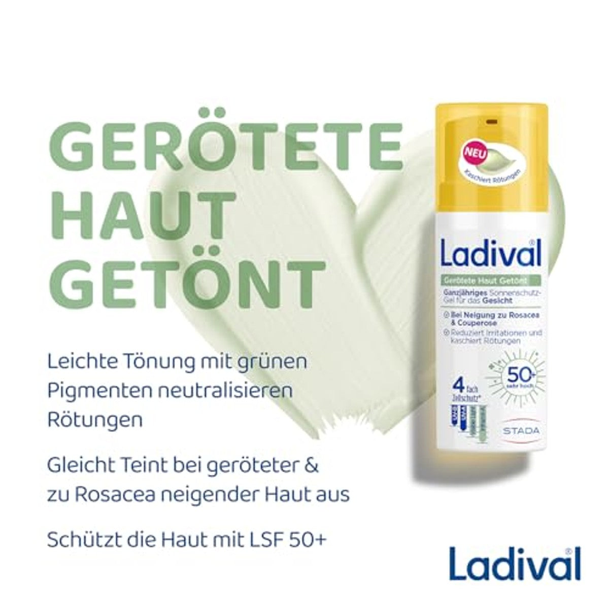 Ladival Getinte zonnecrème Rode huid SPF 50 6 x 50 ml - Voordeelverpakking