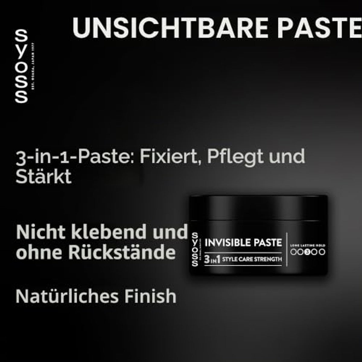 Syoss Men Invisible Paste 6 x 100 ml (600 ml) – Syoss