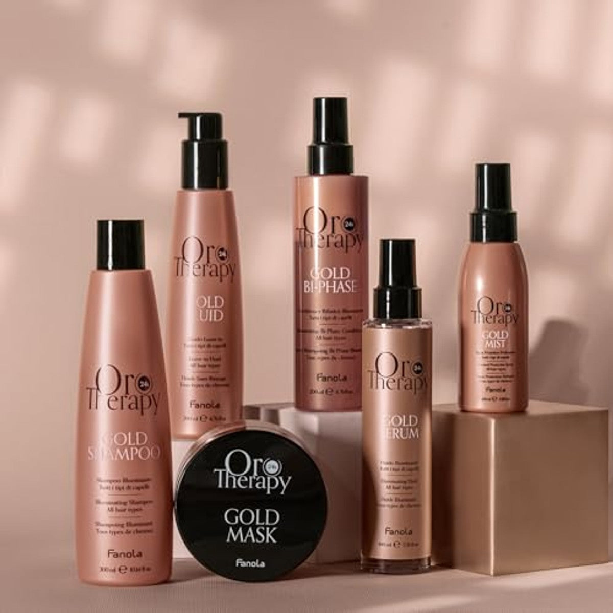 Fanola Orotherapy Whitening Shampoo voor alle Haartypes 1000 ml - 6-pack