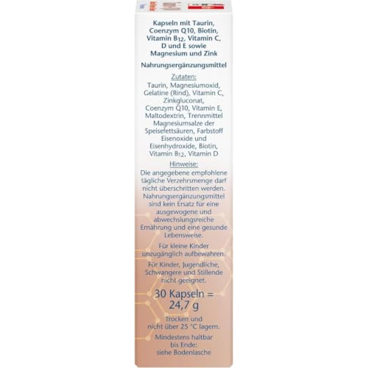Doppelherz Taurine + Q10 30 Capsules - 6-pack