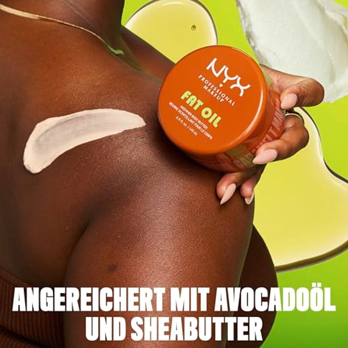 NYX PROFESSIONAL MAKEUP Fat Oil Body Butter Caramel Mama 50 ml - 3 stuks
