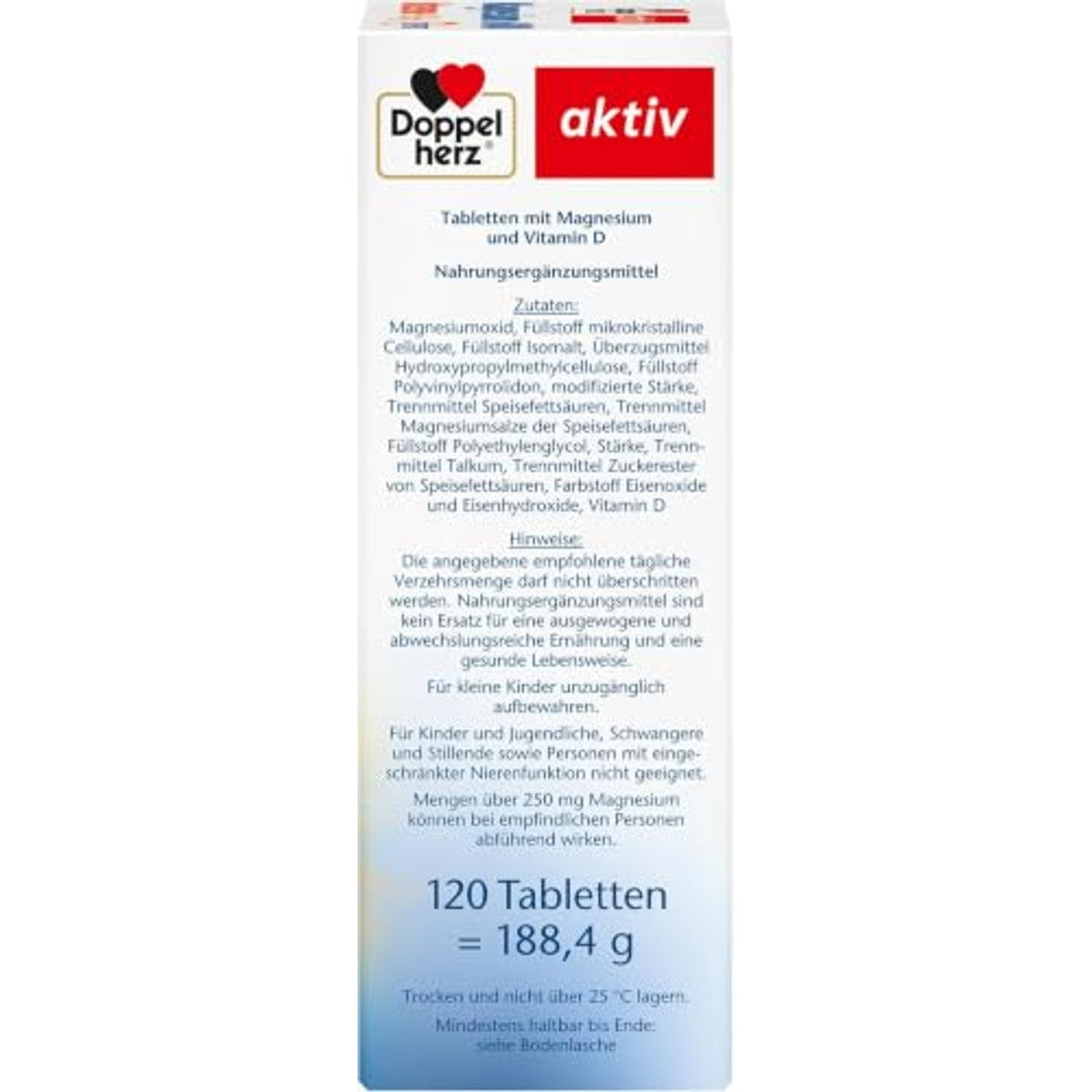 Doppelherz Magnesium 600 Intense Depot – Doppelherz