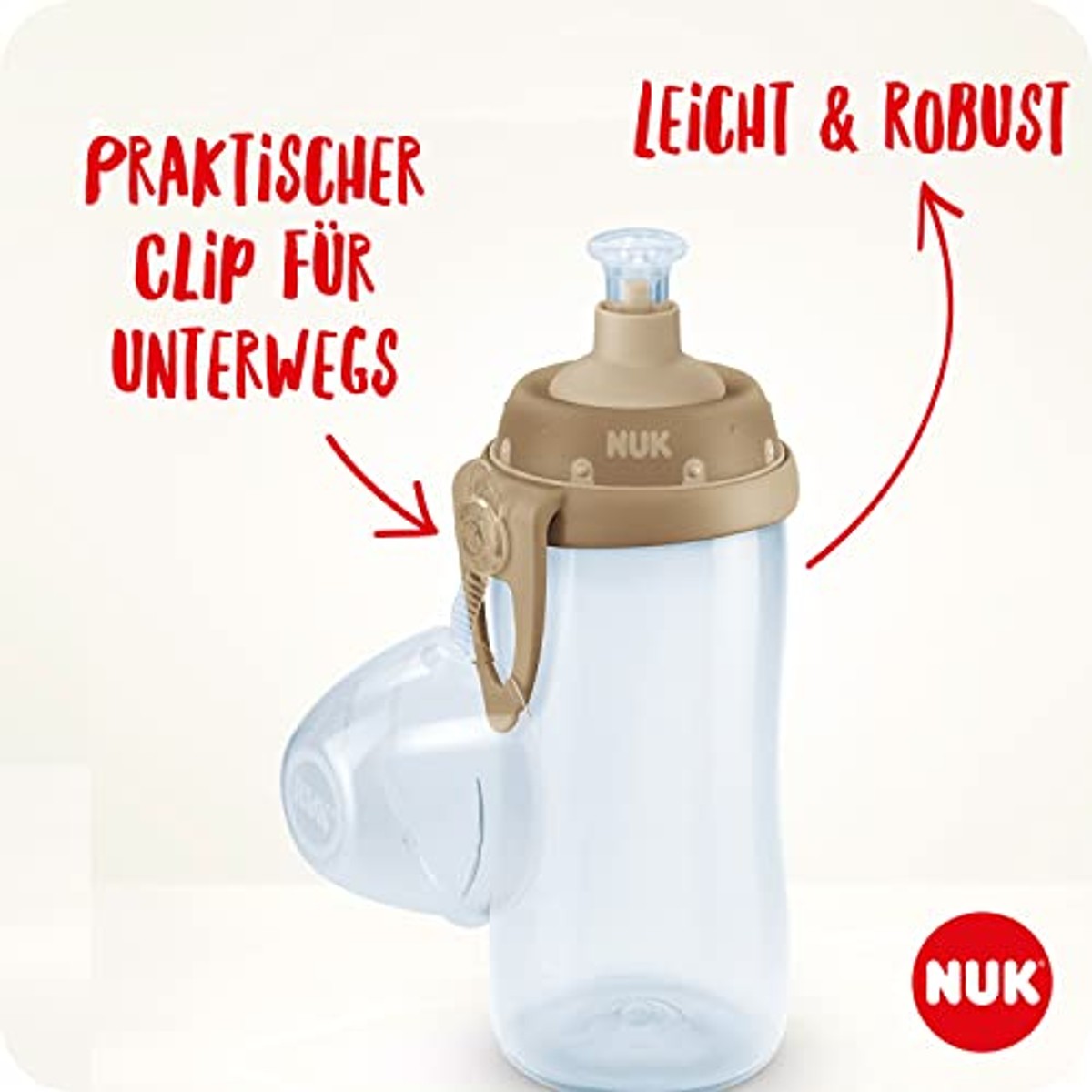 NUK Junior Cup Drinkfles kameleon-effect blauw 3 x 300 ml - Voordeelverpakking