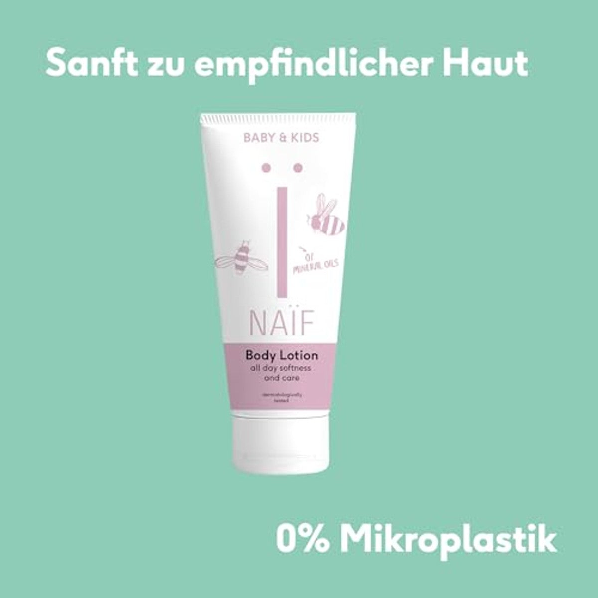 Naïf Voedende Bodylotion Baby & Kind 3 x 75 ml - Voordeelverpakking