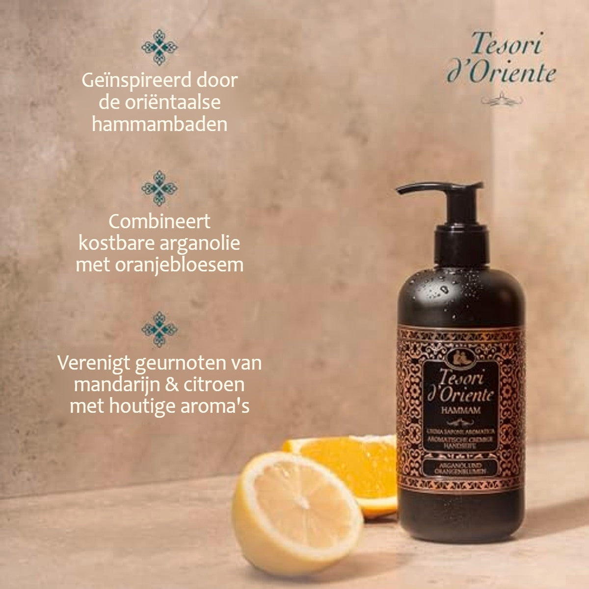 Tesori d'Oriente Hammam Vloeibare Zeep 6 x 300 ml - Voordeelverpakking – foto 6