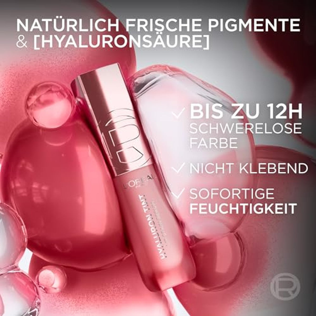 L'Oréal Paris Hyaluron Tint Lip Stain Serum 601 Worth it 6 x 5 ml - Voordeelverpakking