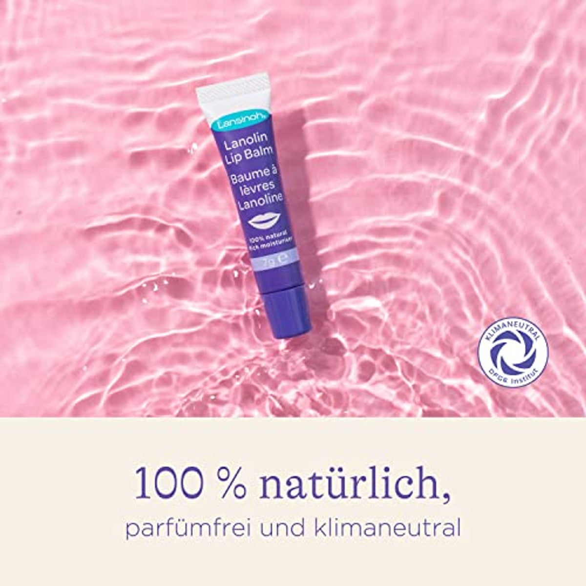 Lansinoh Lanoline Lippenbalsem - kalmeert en beschermt droge en gebarsten lippen - hydrateert actief 7 g – Lansinoh