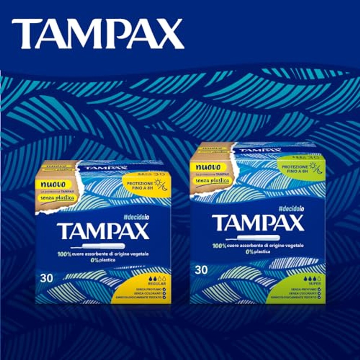 Tampax Super Tampons - 30 Stück (Packung mit 2) – Tampax