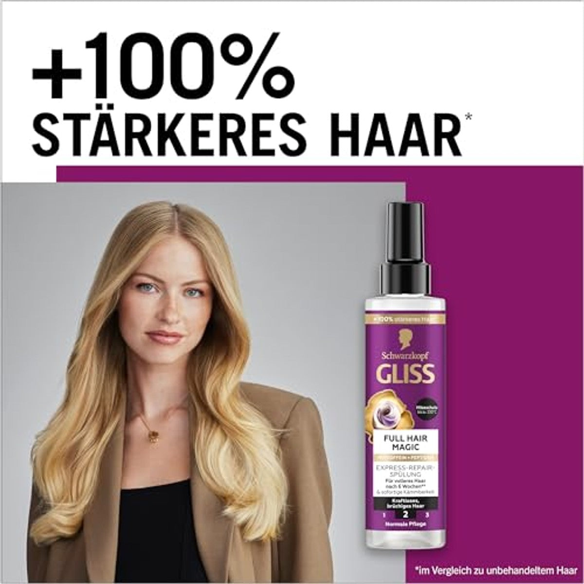 Gliss Kur Full Hair Magic Conditioner 6 x 200 ml - Voordeelverpakking