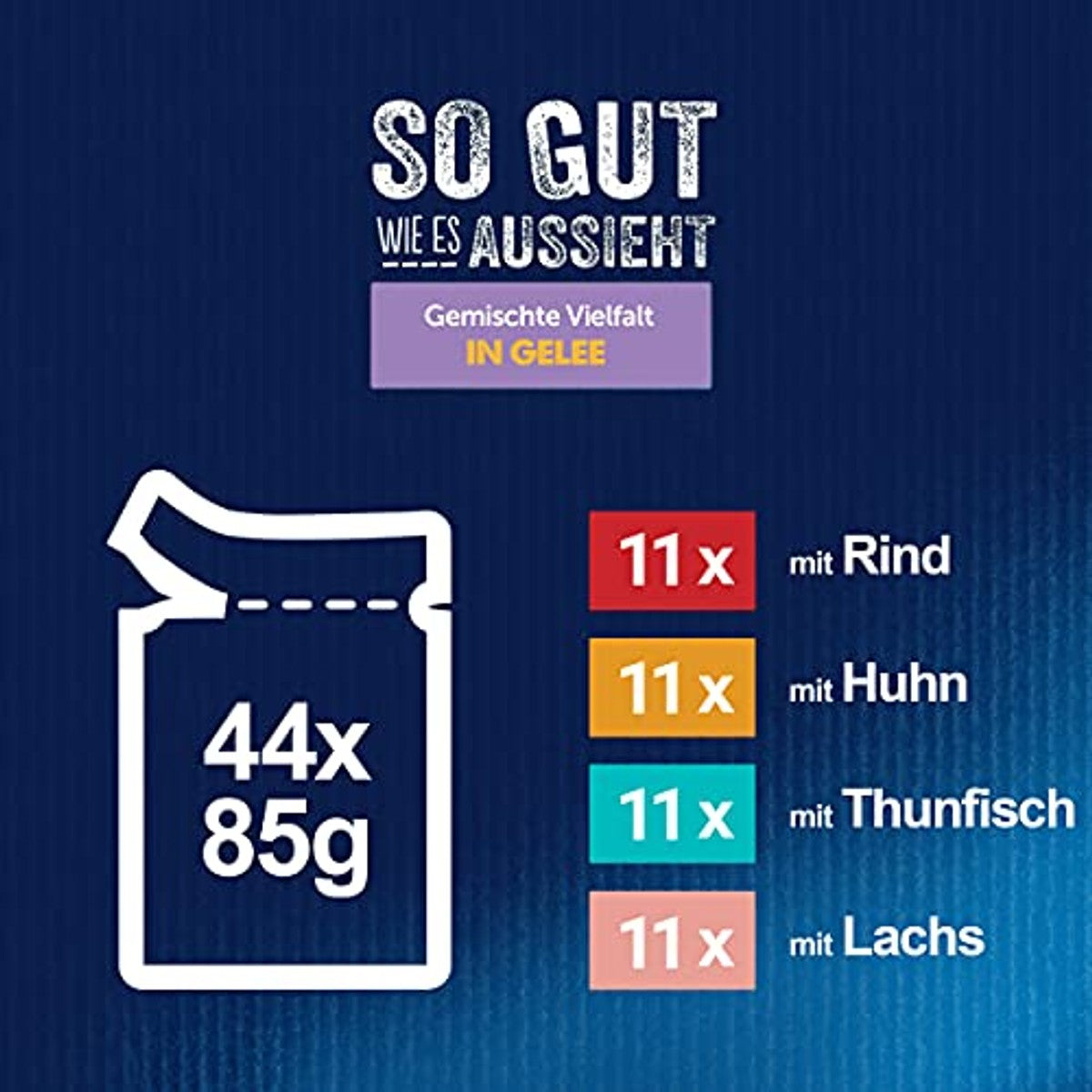 Felix Zo Goed Als Het Eruitziet natvoer kattenvoer mix 88 x 85 g – foto 6