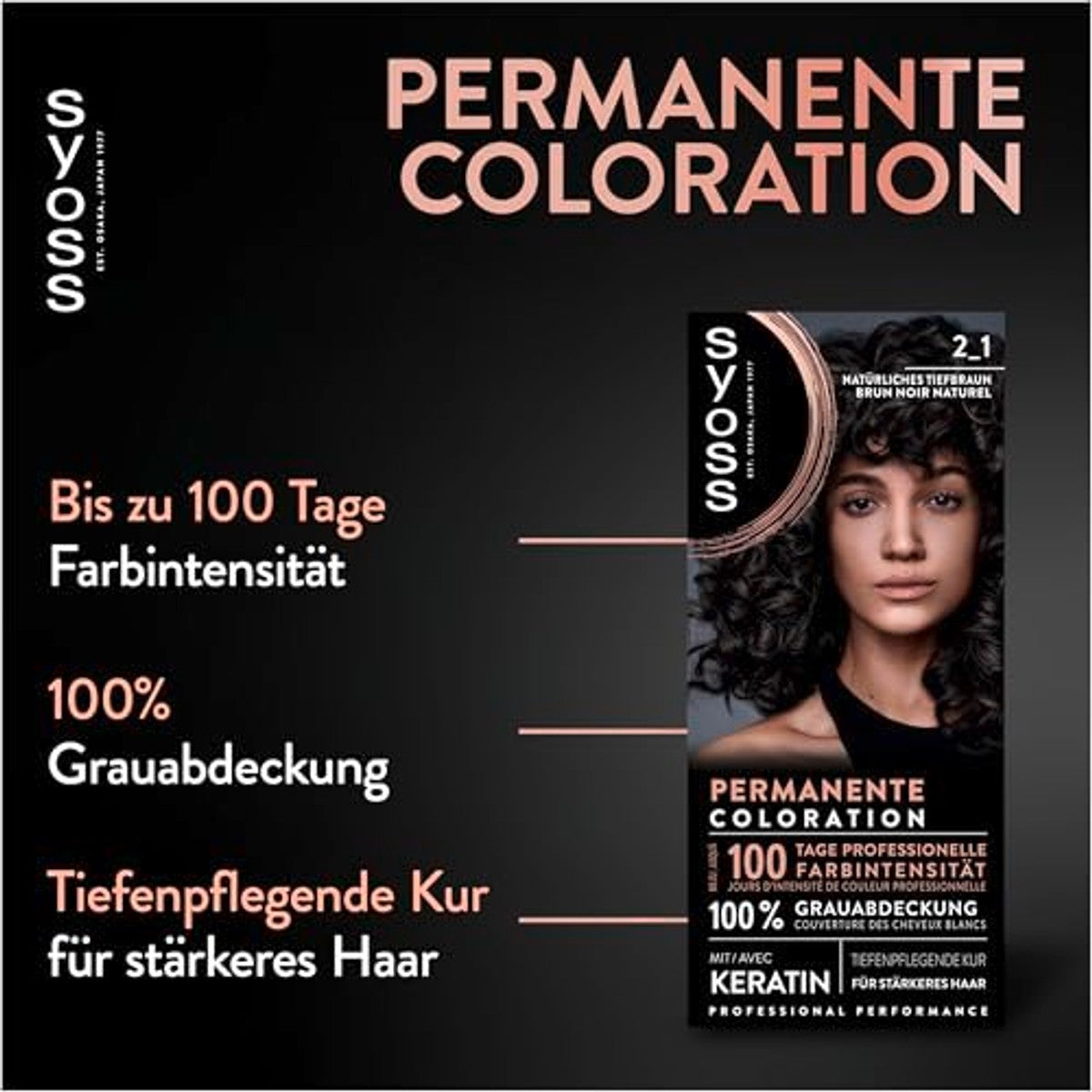 Syoss Coloration 2_1 natuurlijk zwartbruin 115 ml – Syoss