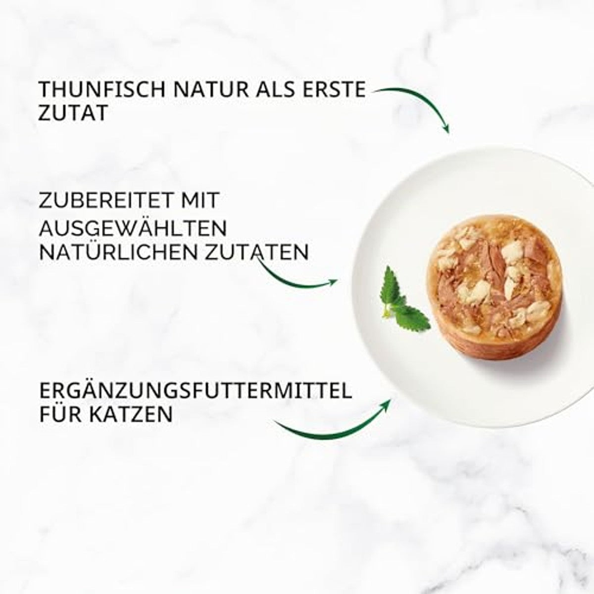 Gourmet Nature's Creations natvoer kattenvoer Tonijn & Witte vis 24 x 70 g - 3-pack