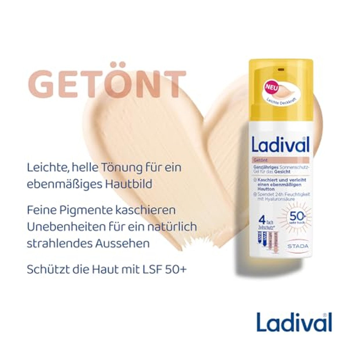 Ladival Getinte zonnecrème gezicht SPF 50+ 50 ml – Ladival