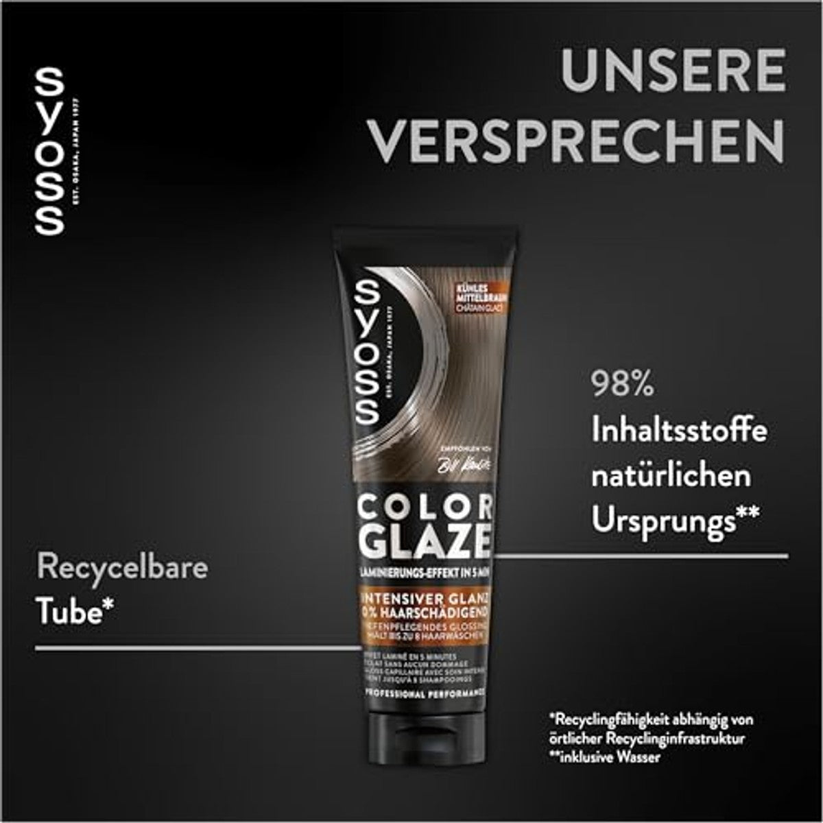 Syoss Color Glaze Glossing Koel middenbruin 130 ml – Syoss
