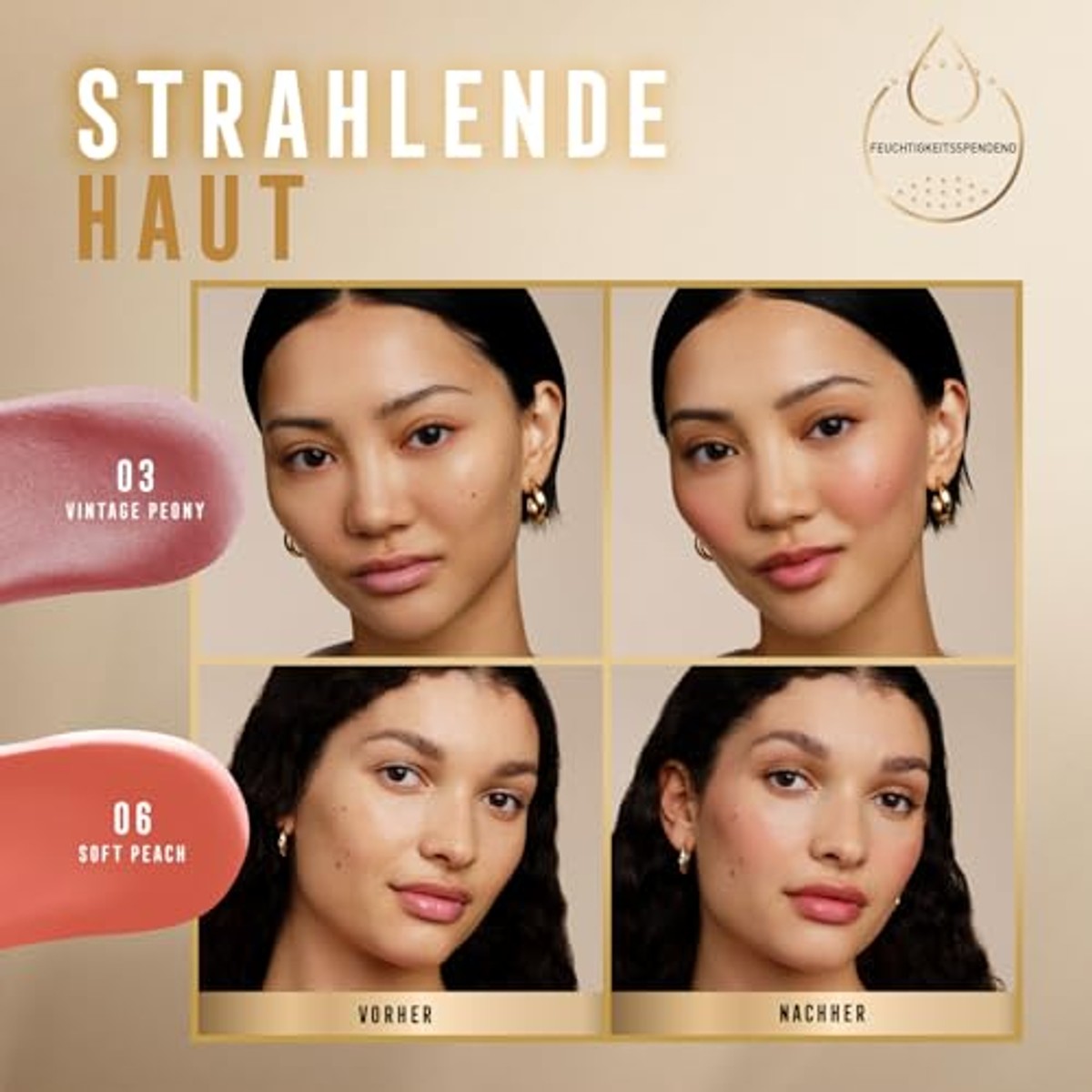 Max Factor Miracle Pure Cream Blush Fb. 01 Radiant Rose - 6 stuks
