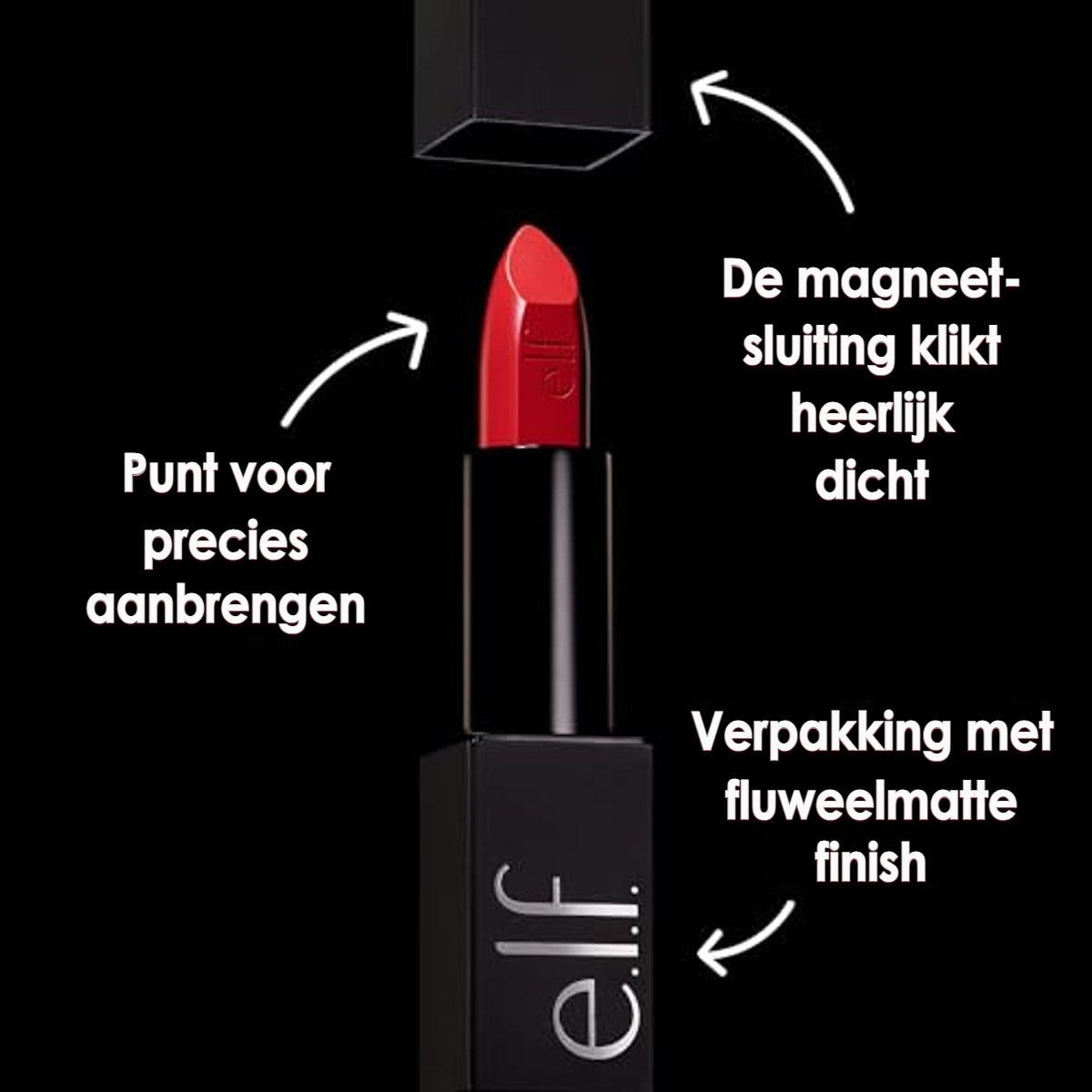 e.l.f. O Face Satin Lipstick Drive 3 stuks – foto 6