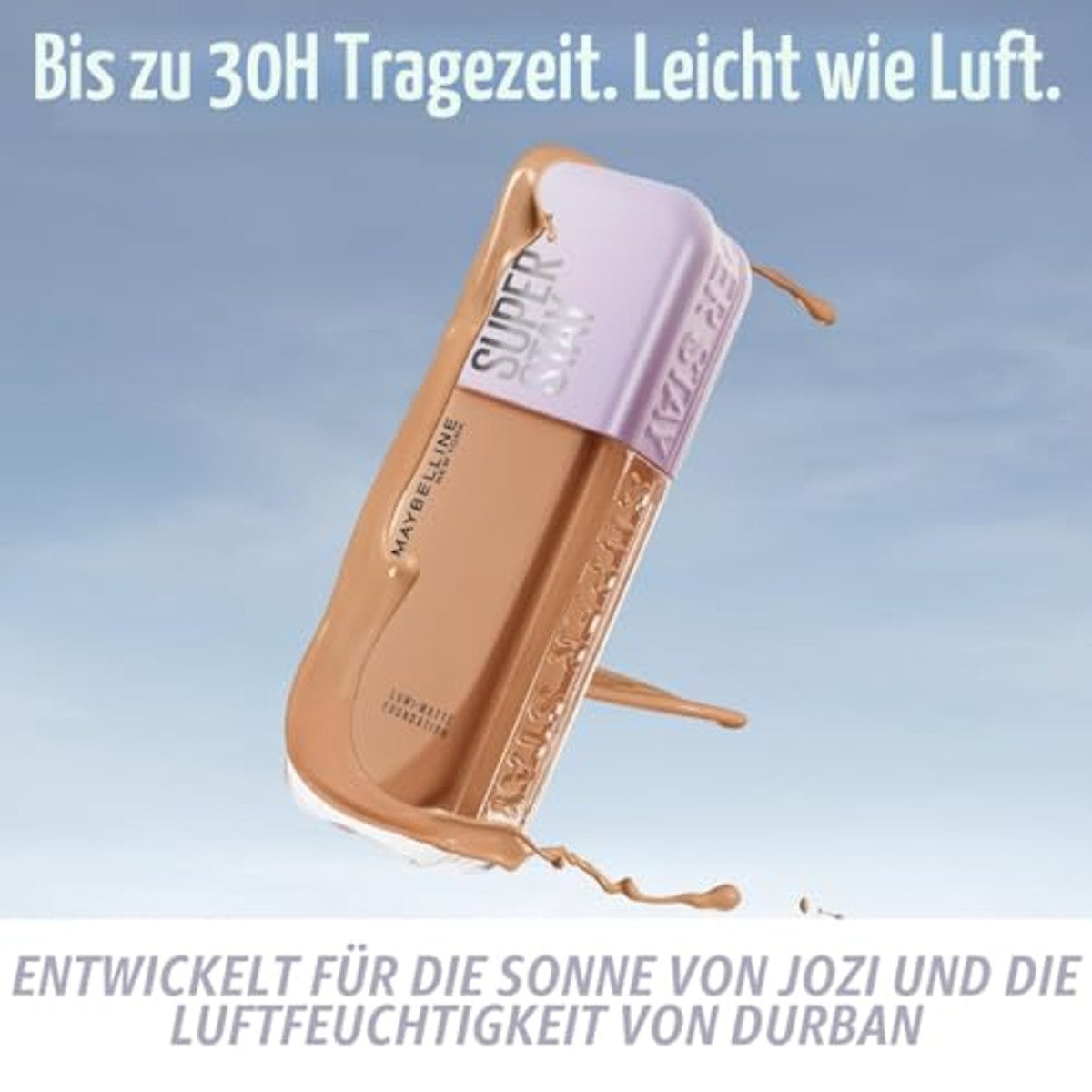 MAYBELLINE Superstay 30H Lumi-mat Foundation Kleur 332 - 3 stuks
