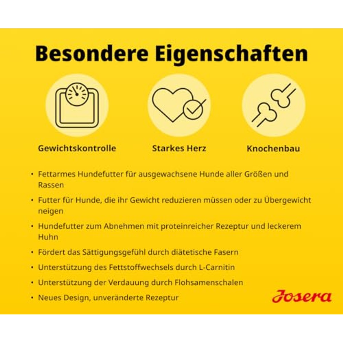 JOSERA Light & Vital Droogvoer voor volwassen honden, 12,5 kg | Volwassen | kip en erwten | premium voer met weinig vet en veel eiwitten voor gewichtscontrole | gemakkelijk verteerbaar | – Josera