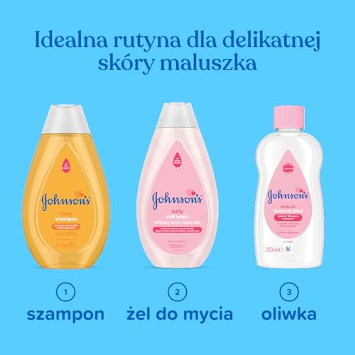 Johnson's Baby Gold Shampoo 6 x 500 ml - Voordeelverpakking