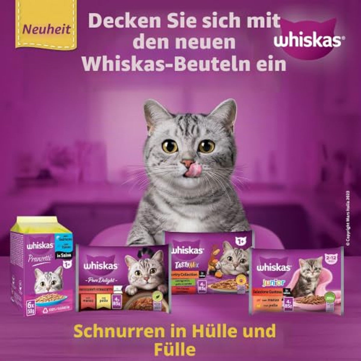 Whiskas Tasty Mix natvoer kattenvoer Country in Sauce 52 x 85 g – foto 6