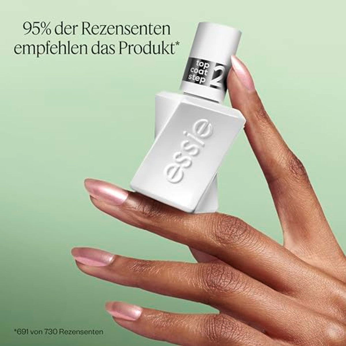 essie gel by essie Top Coat transparant 13,5 ml - 3 stuks