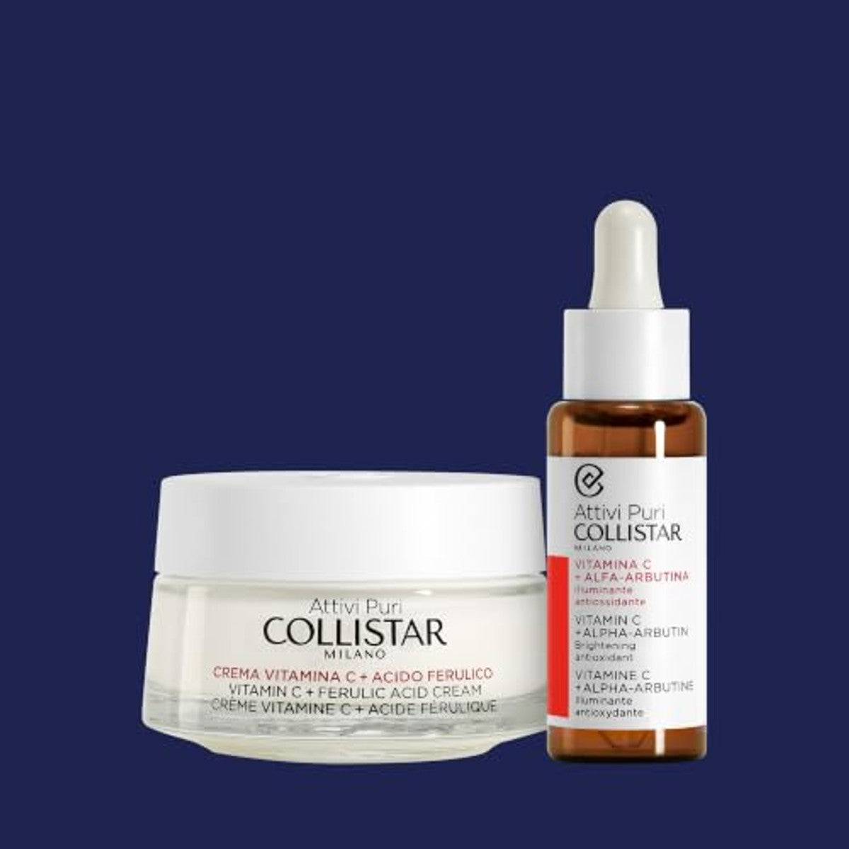 Collistar Crème met Vitamine C en Ferulazuur 50 ml - 3-pack