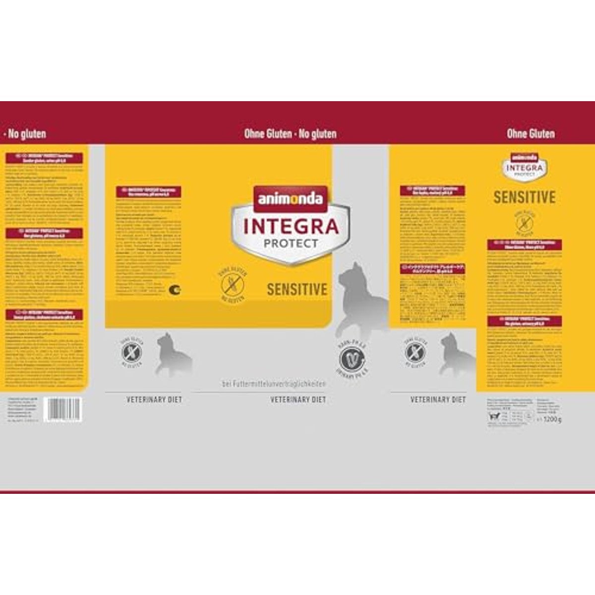 animonda INTEGRA PROTECT Sensitive (1 x 1200 g), kattenvoer voor voedselallergie, gevoelig kattenvoer bij allergieën, droogvoer voor katten zonder granen – Animonda Integra Protect