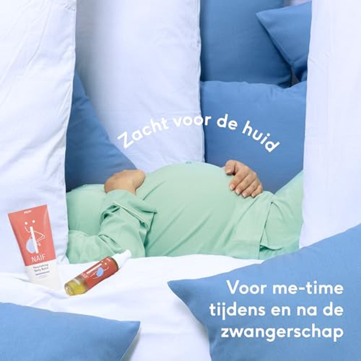 Naïf Rijke verzorgingsbalsem voor zwangerschap 6 x 75 ml - Voordeelverpakking