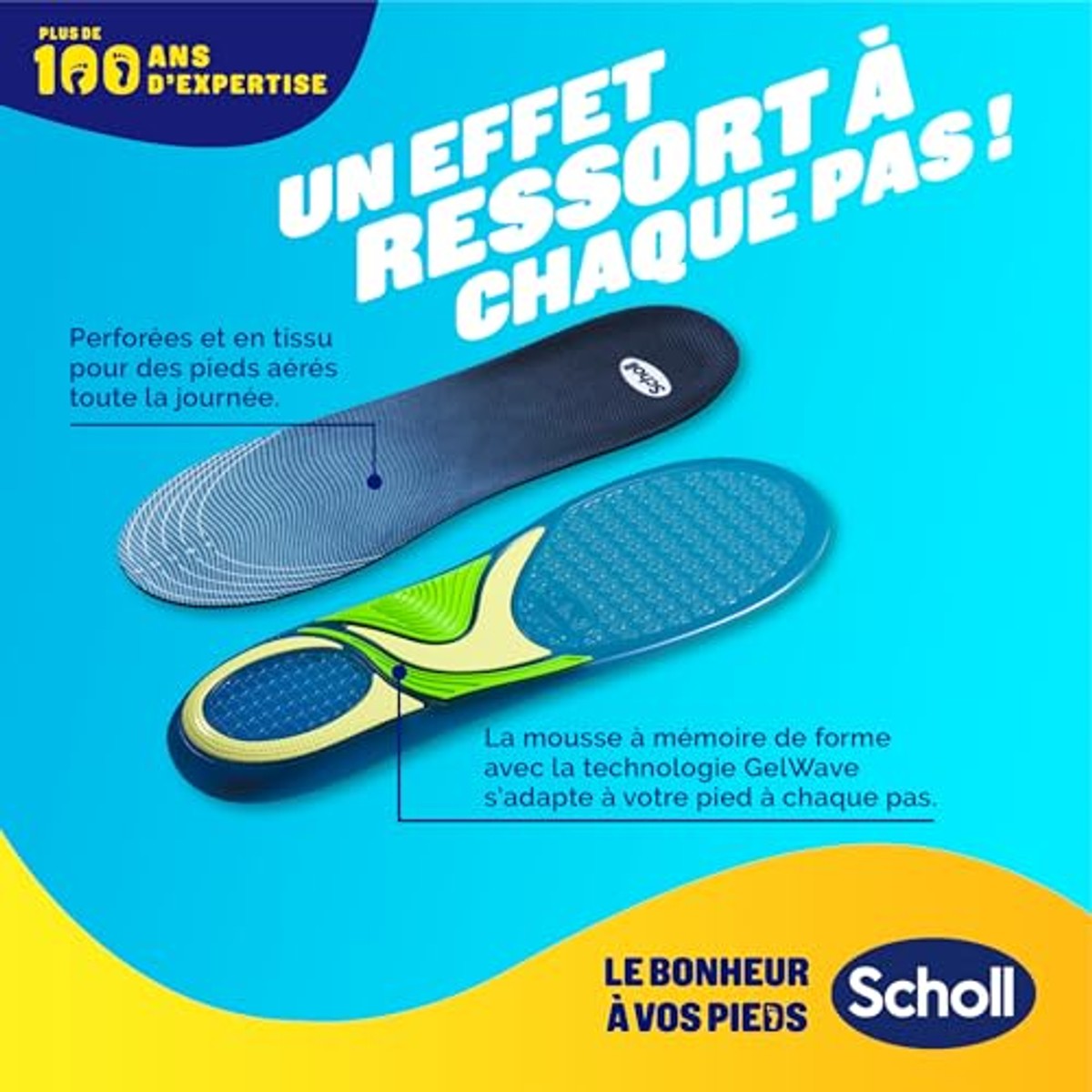 Dr. Scholl's GelActiv Sport inlegzolen heren 40-46,5, 2 stuks – Dr. Scholl's