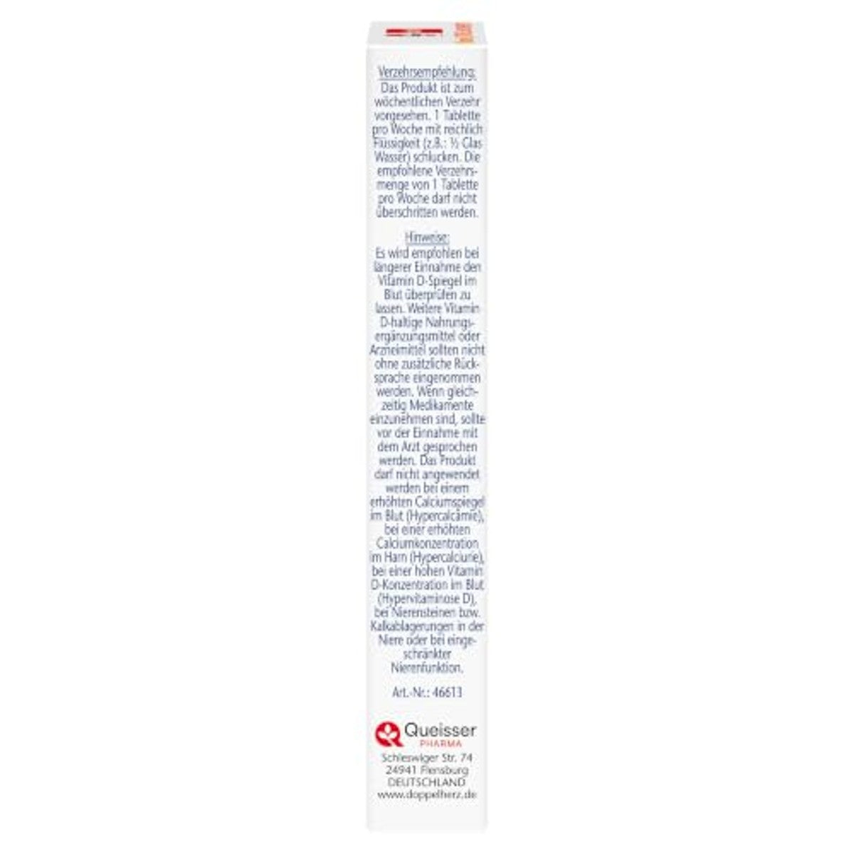 Doppelherz Vitamine D3 7000 IE Weekdepot 15 mini-tabletten - 3-pack