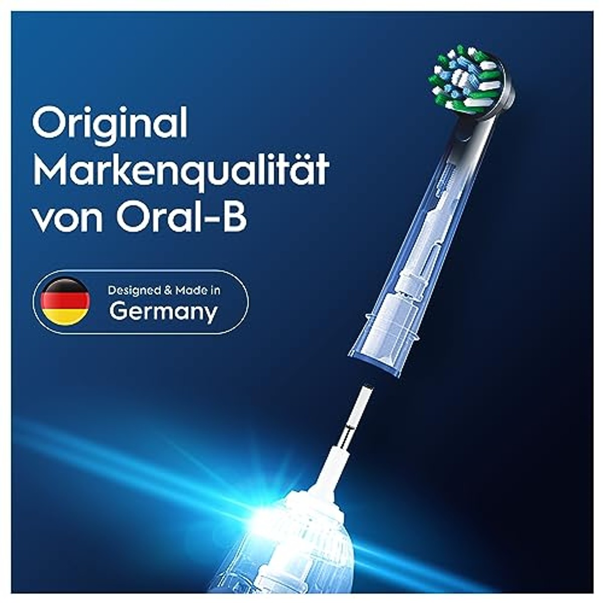 Oral-B PRO CrossAction opzetborstels zwart 6 x 10 stuks - Voordeelverpakking