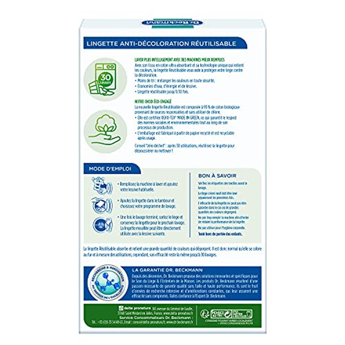 Dr. Beckmann Herbruikbare anti-verkleuringsdoek 1 x 35 wasbeurten – Dr. Beckmann