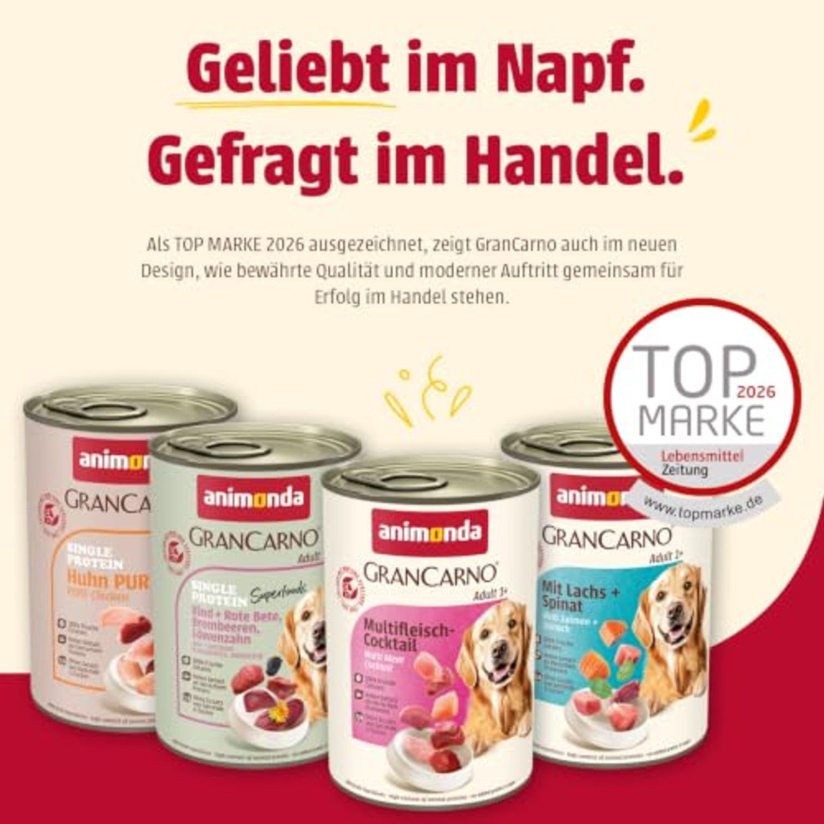 animonda Grancarno natvoer hondenvoer kip, wild & pastinaak 22 x 150 g - 6-pack